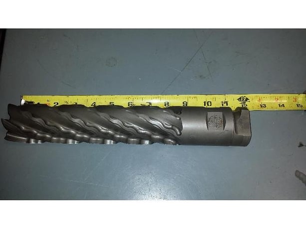 Roughing end mill, 2" Waldon #KSC64-11D, 11.75" overall tool length, 6 flutes - Image 1