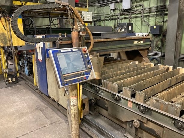 Messer #Titan-6/4, CNC plasma cutting system, 6' x 41', Messer Global CNC, Dynamic Speed control, Hypertherm - Image 1