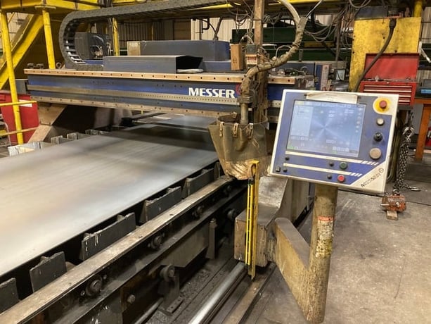 Messer #Titan-6/4, CNC plasma cutting system, 6' x 41', Messer Global CNC, Dynamic Speed control, Hypertherm - Image 2