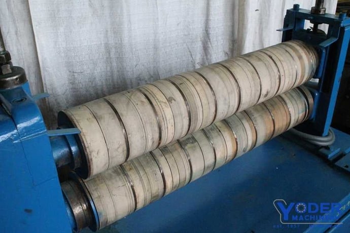 40" Yoder #40, slitting head, 7" roll diameter, 3" roll adjustment, 10 HP, #59956 - Image 3