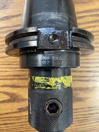 Erickson Cat 50 end mill holder, 1", #104412 - Image 2