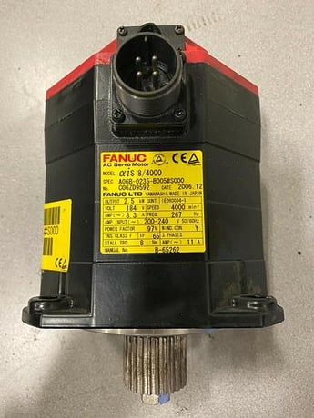 Fanuc Servo Motor, AiS 8/4000 A06B-0235-B005#S000, #104370 - Image 1