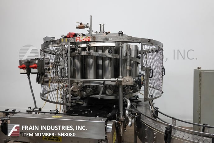 Elmar #RPE-514G, automatic, rotary piston filler, worm screw to star wheel indexing, 14 filling heads set on - Image 2
