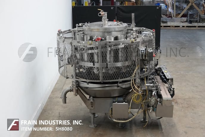 Elmar #RPE-514G, automatic, rotary piston filler, worm screw to star wheel indexing, 14 filling heads set on - Image 4