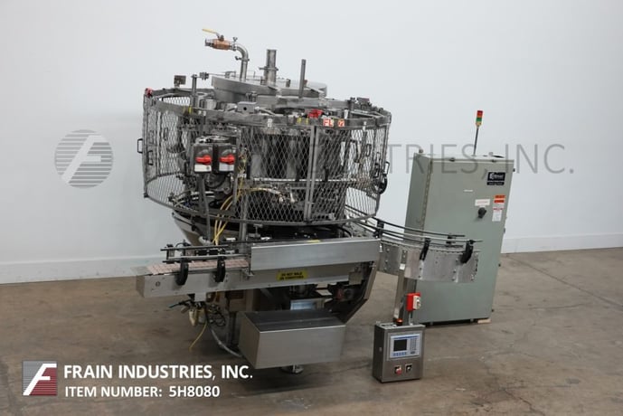 Elmar #RPE-514G, automatic, rotary piston filler, worm screw to star wheel indexing, 14 filling heads set on - Image 5