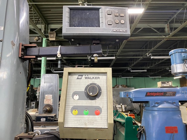 6" x 12" Parker #2Z, surface grinder, electromagnetic chuck, Acu-Rite 2-Axis digital read out, one shot lube - Image 3
