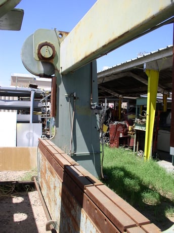 225 Ton, Cincinnati #9, mechanical press brake, 12' overall, 126" between housing, 3" stroke, 8" throat, #2149 - Image 6