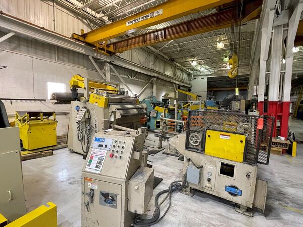 15000 lb. Coe Press Equipment #CPR-PO-15048/CPPS-PO-300-48/CPRF 448, Servo coil feed line, 48" width - Image 2