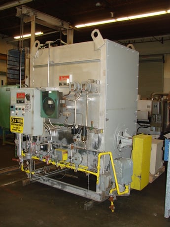 30" width x 24" H x 42" L Surface Combustion, gas fired, roller-rails, vertical door, excellent, 1400F - Image 2