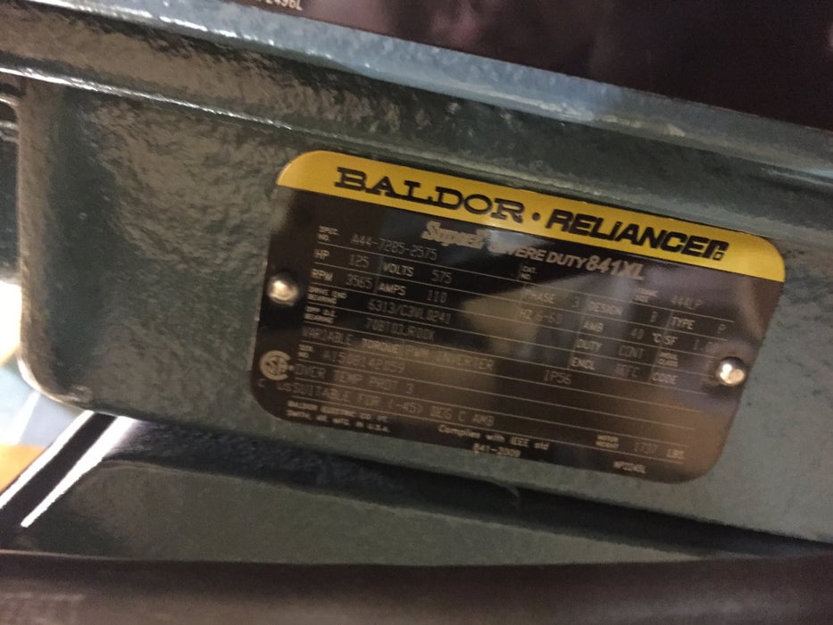 130 GPM, CPC Dilbit feed pump #VP-CX, type OH4, 125 HP Baldor motor 444LP - Image 5