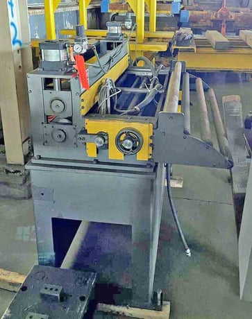 48" x .075" G. Macicania, servo feeder, 49" roll face, 5" diameter, entry catenary rolls, 2002 - Image 1