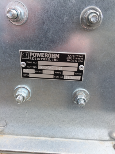 10 Amp. Powerohms, 347 OHMS, Grounding Resistor - Image 6
