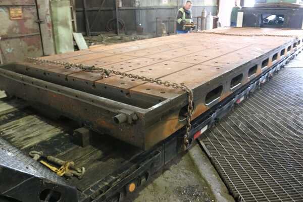 120" x 300" T-slotted table, Shepard-Niles, 6 t-slots, #71241 - Image 7