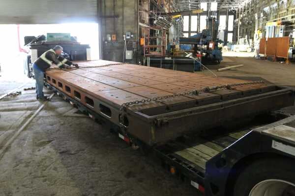 120" x 300" T-slotted table, Shepard-Niles, 6 t-slots, #71241 - Image 8