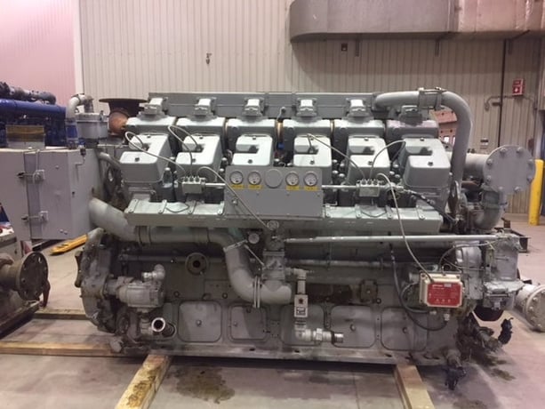 1000 HP @ 1000 RPM, Waukesha #7042GU, Natural Gas Engine, core - Image 1