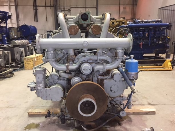 1000 HP @ 1000 RPM, Waukesha #7042GU, Natural Gas Engine, core - Image 5