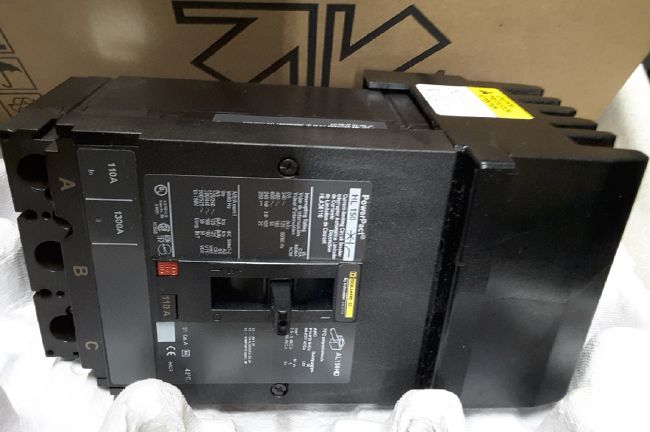110 Amps, Square D, HLA36110, 600 Volts molded case circuit breaker - Image 1