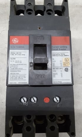 225 Amps, General Electric, TFL236225-U, used TFL 65K WL circiut breaker - Image 1