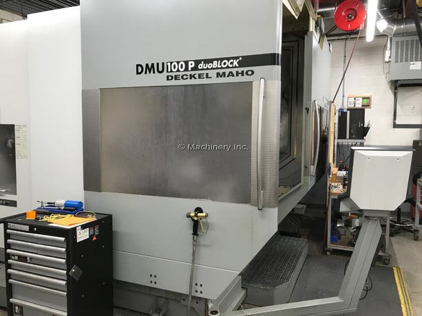 DMG #DMU-100P Duoblock, 39" X, 39.4" Y, 39.4" Z, 43.3" x 35.4" table, hsk-A100, 18000 rpm, 60 automatic tool - Image 1