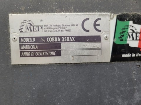 MEP #COBRA-350AX, cold saw, #15028 - Image 4