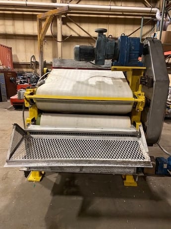 Andritz #CPF1000, twin wire belt dewatering sludge press, 42" wide belt - Image 2
