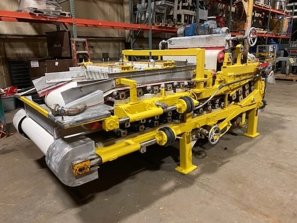 Andritz #CPF1000, twin wire belt dewatering sludge press, 42" wide belt - Image 4