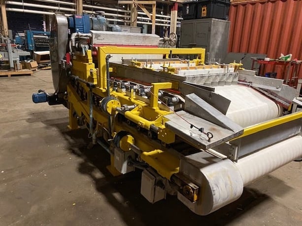 Andritz #CPF1000, twin wire belt dewatering sludge press, 42" wide belt - Image 6