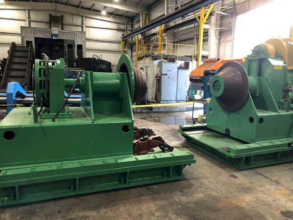 72" x .5" Stamco, slitting line with 2 heads, 60000 lb., 1800mm x 12.7mm, 36"-80" OD, Entry Coil ID: 20" - - Image 3