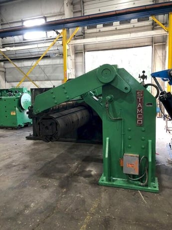 72" x .5" Stamco, slitting line with 2 heads, 60000 lb., 1800mm x 12.7mm, 36"-80" OD, Entry Coil ID: 20" - - Image 4