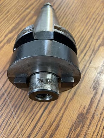 Kennametal #CV50SM150240 Cat 50 facemill holder, 1-1/2" dia.arbor, #104457 - Image 3