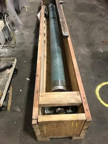Mt Hope bowed roll, 5" dia. x 112" covered face - Image 2