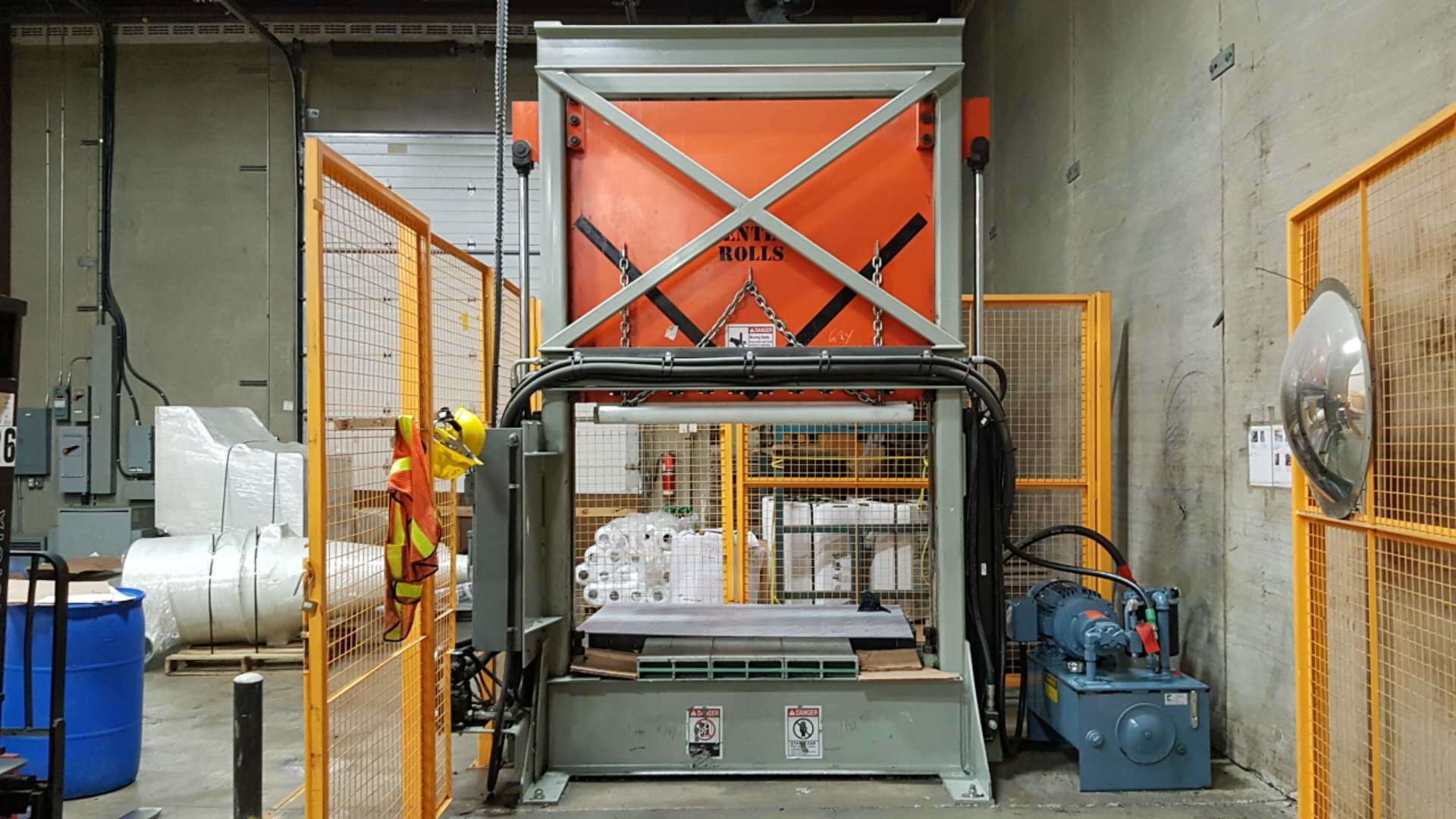 D.o. James Brinkley, custom roll splitter, 60" x 60", dual 5" cylinder, 40 HP, 2012 - Image 2