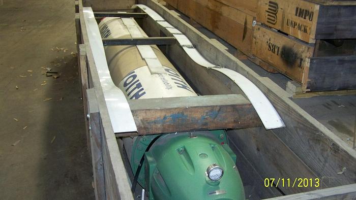 Manchester, suction press roll, 19" core diameter,.075" thickness, 109" face, rebuilt 2009 - Image 1