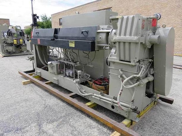 Davis Standard #MV35IN35SR, extruder, 7 zone, electrically heated, water cooled, 1987 - Image 1