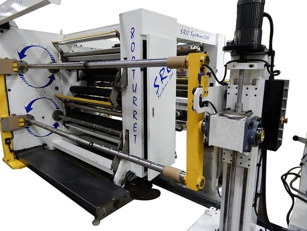 SRC Systems Limited #800-Turret duplex slitter rewinder30"OD rolls, 1960 FPM,new - Image 5