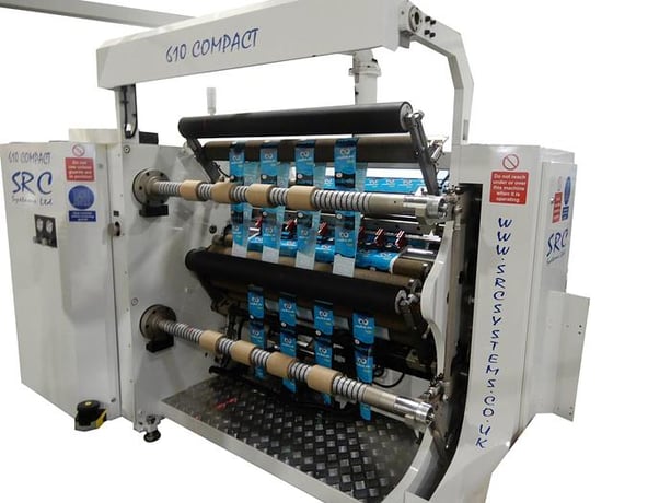 SRC Systems Limited #610-Compact duplex slitter rewinder, 1500 FPM - Image 3