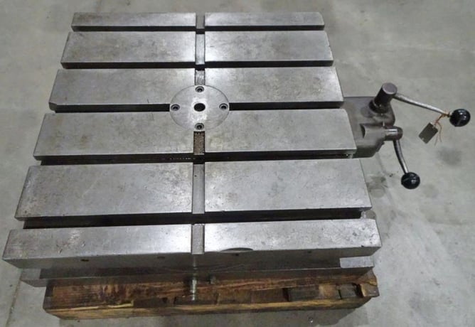20" x 20" Devlieg Airlift Rotary Index Table - Image 1