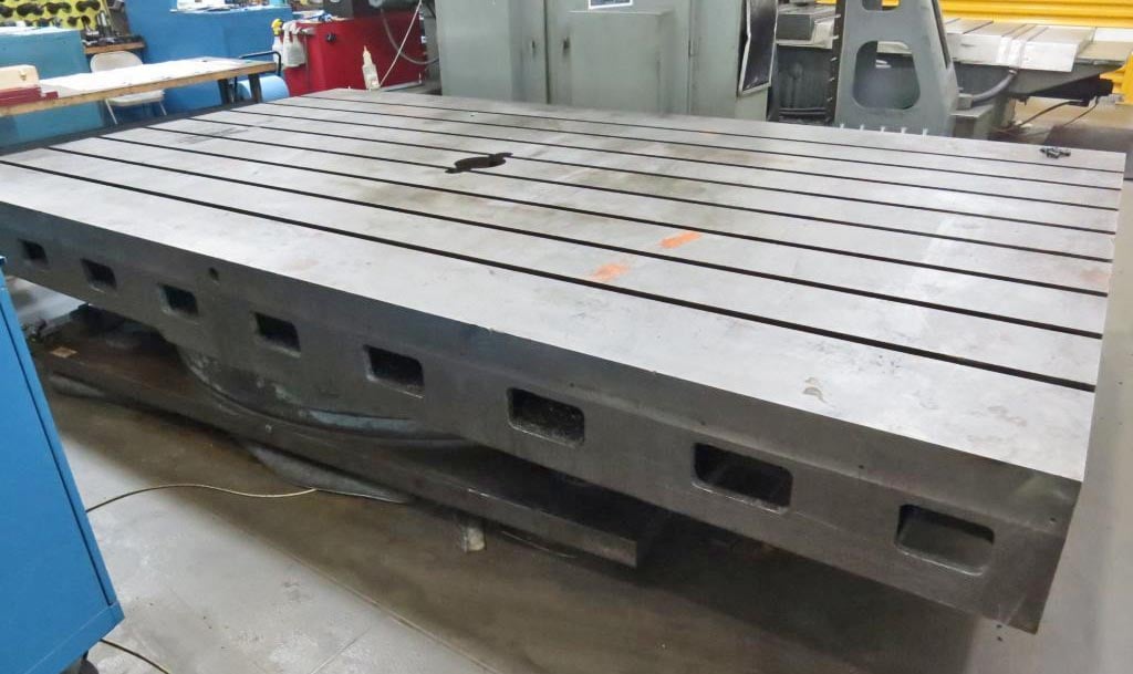 96" x 168" Giddings & Lewis Airlift Rotary Index Table - Image 1