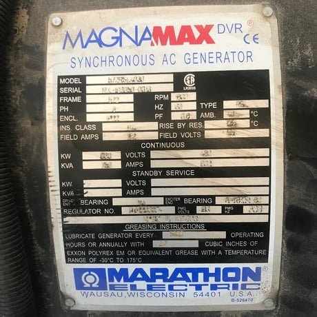 600 KW CK Power #CK600, diesel, 480 Volts, Volvo 16.12L mdl TWD164GE, 6388 hours - Image 3