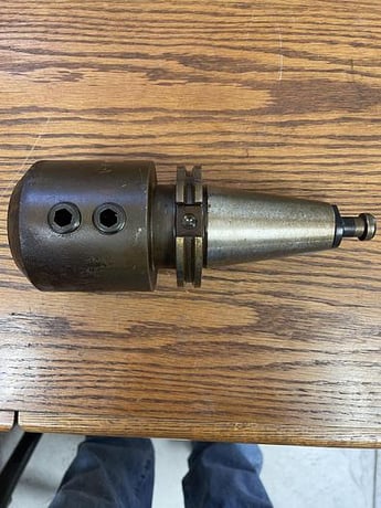 C/O Swiss made 58588 Caterpillar 45 end mill holder, 1-1/2" size, #104473 - Image 1