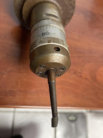 C/O Swiss made 44586 Caterpillar 50 with C/O Swiss made 18011 adjustable boring head, #104477 - Image 2