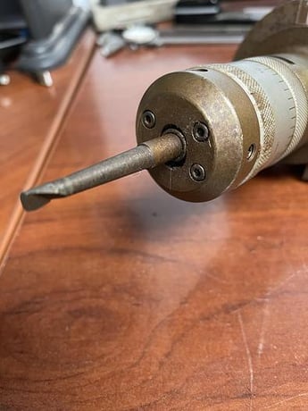 C/O Swiss made 44586 Caterpillar 50 with C/O Swiss made 18011 adjustable boring head, #104477 - Image 3