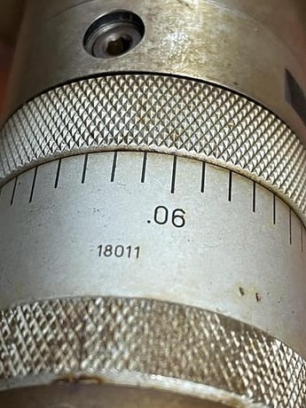 C/O Swiss made 44586 Caterpillar 50 with C/O Swiss made 18011 adjustable boring head, #104477 - Image 5