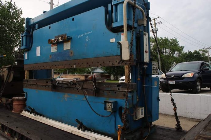 175 Ton, Cincinnati #175CBx12, hydraulic, 14' overall, 150" between housing, Hurco Autobend 7 CNC Back Gauge - Image 1