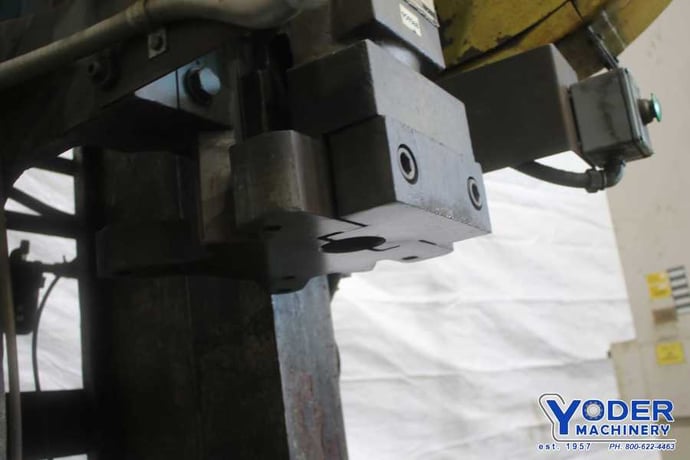70 Ton, Johnson #70, OBI press, 5" stroke, 17-1/2" Shut Height, air clutch & brake, 7.5 HP, #74096 - Image 2