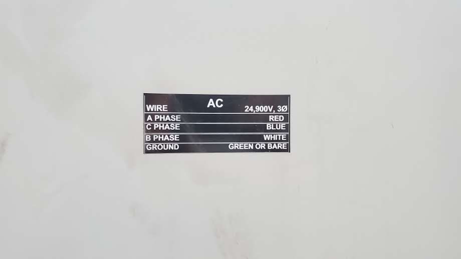 50 KVA 14400 Primary, 120/240 Secondary, Olsun, dry type, Nema 3R - Image 7