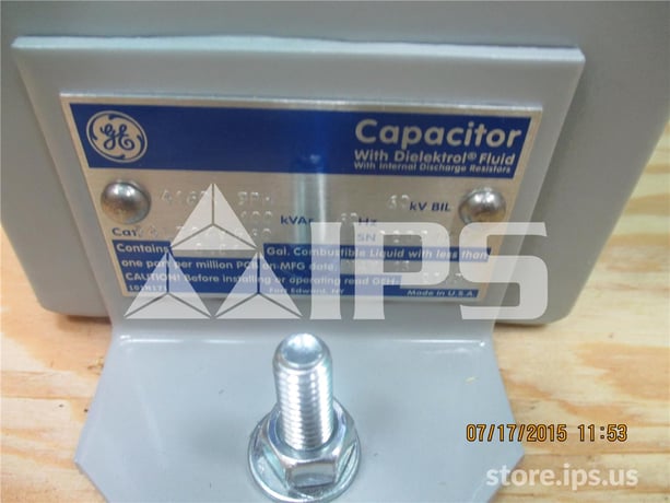GE Three Phase Capacitor Bank New 4160v, 100kvar, 60 KV Bil - Image 1
