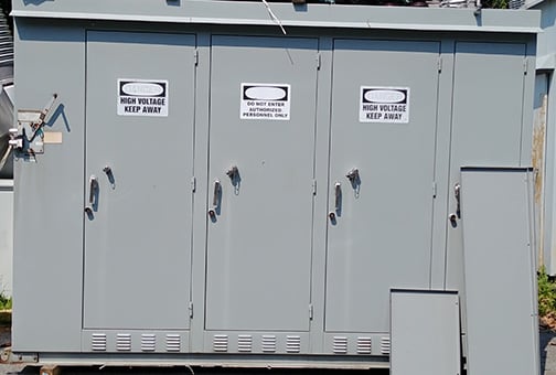 1800 KVAR NORTHEAST POWER SYSTEMS, NEPSI, 5 KV CAPACITOR BANK, FUSED, OUTDOOR - Image 1