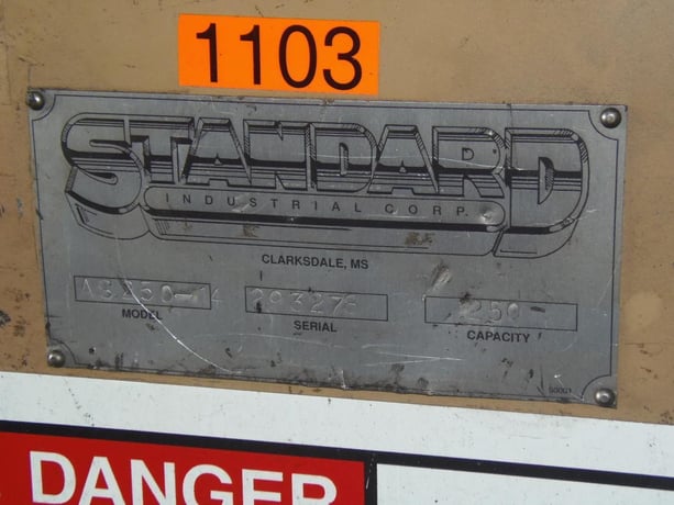 1/4" x 14' Standard #AS250-14, hydraulic shear, 15 holddowns, front operated power back gauge, flush floor - Image 4