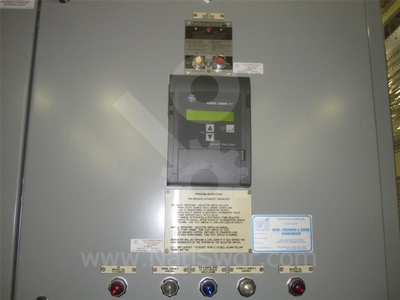 4000 Amps GE Av Line Indoor Switchgear Control Section, 1-main - Image 7